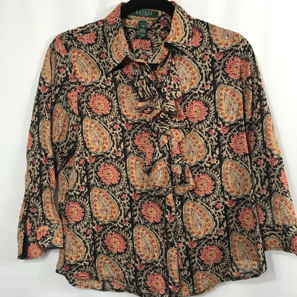 Lauren Ralph Lauren Multi-Color Paisley MP